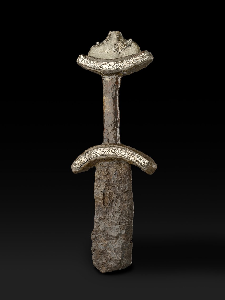 Das Abingdon-Schwert, Spät-Sachsen, Trewhiddle-Stil des späten 9. Jahrhunderts von Anglo Saxon