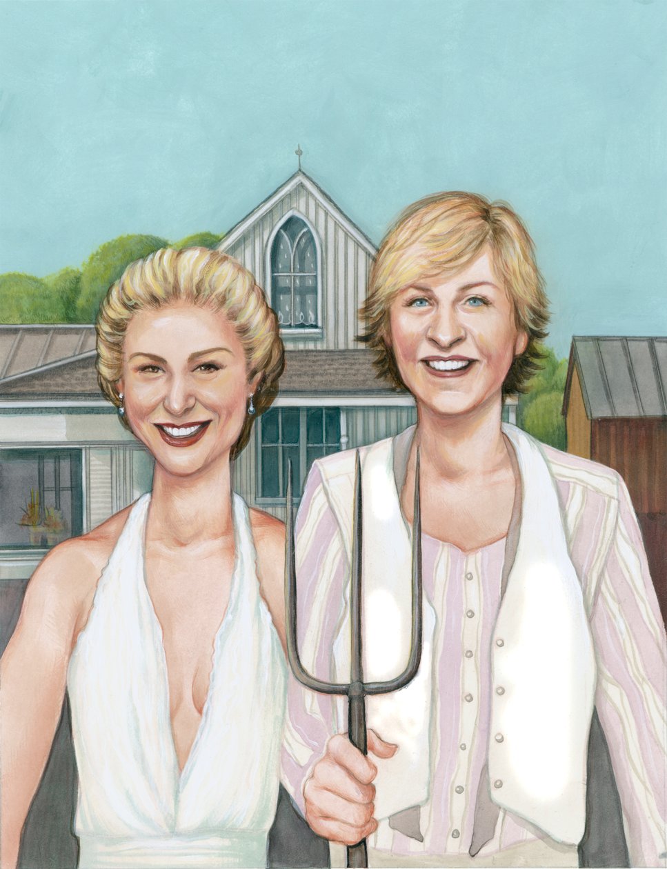 Ellen und Portia von Anita Kunz
