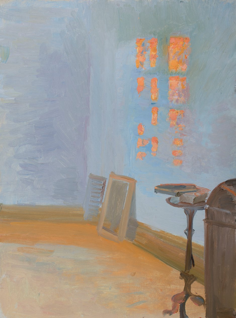 Abendsonne im Atelier des Künstlers in Markvej von Anna Ancher