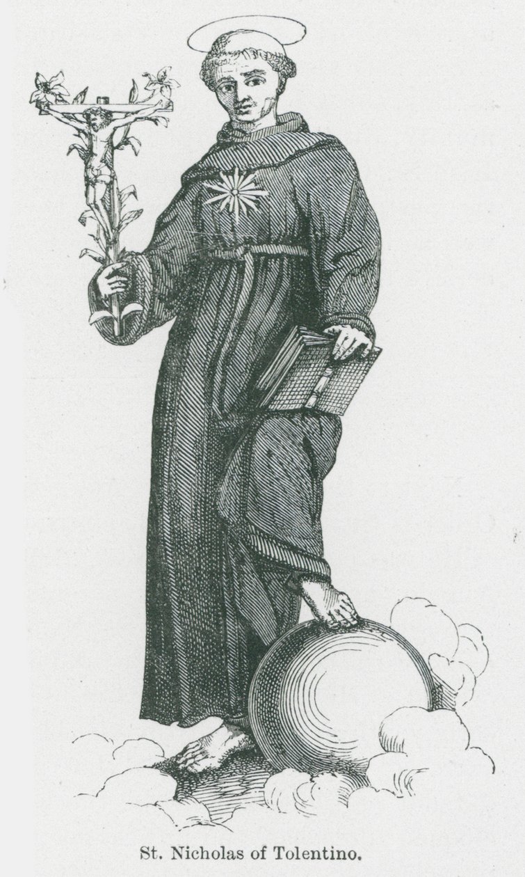 St. Nikolaus von Tolentino von Anna Brownell Jameson