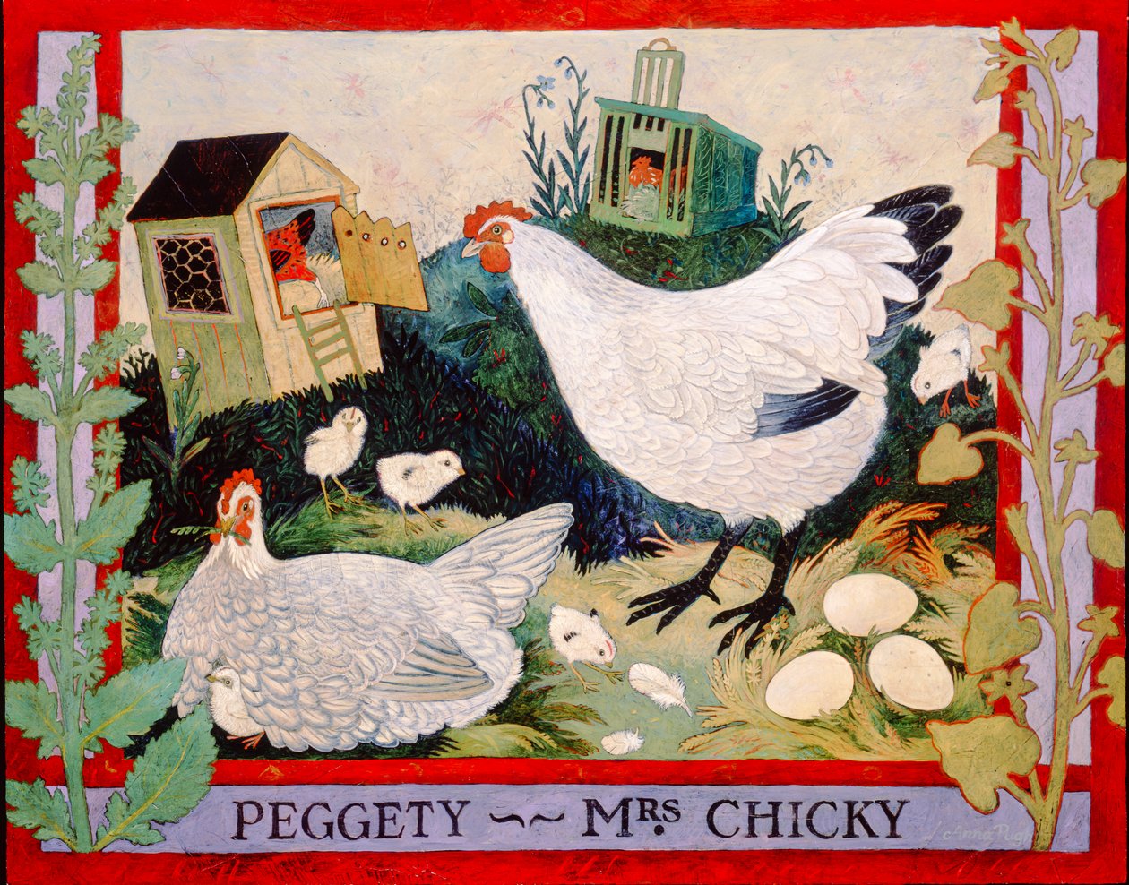 Peggety und Frau Chicky von Anna Pugh