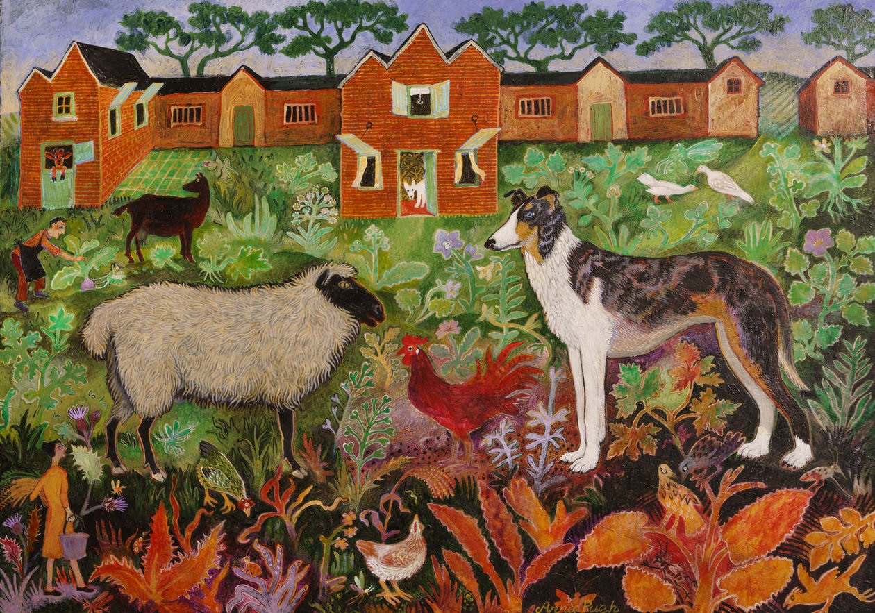 Roter Hahn, 2019 von Anna Pugh
