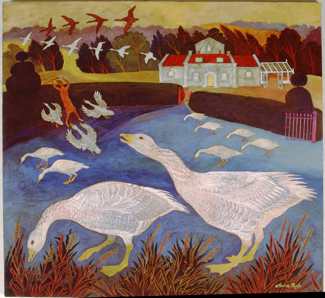Wilde Gänsejagd von Anna Pugh