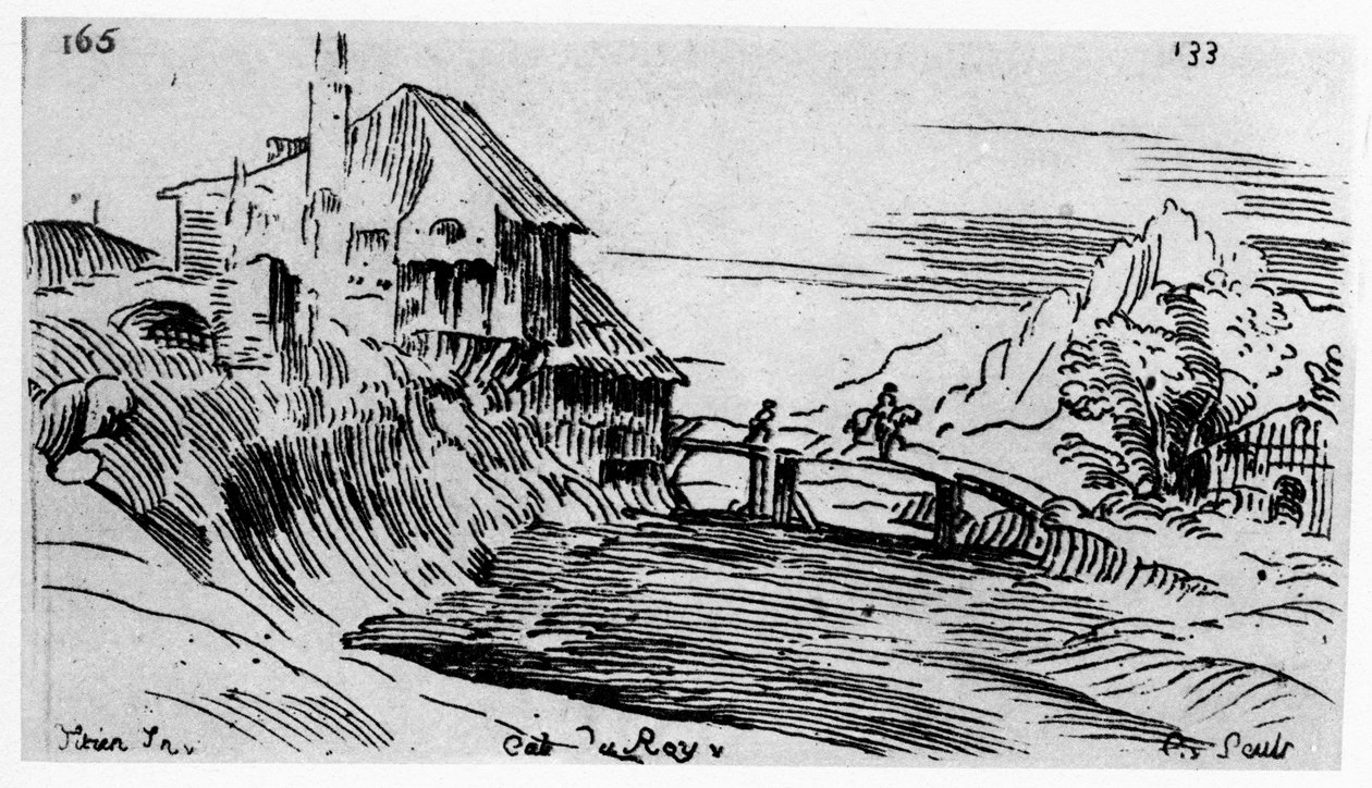 Zeichnung nach Tizian von Anne Claude Philippe de Caylus