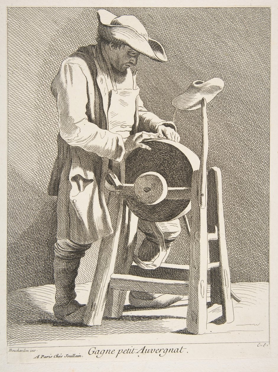 Messerschleifer von Anne Claude Philippe de Caylus
