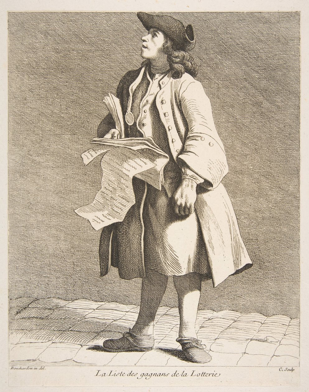 Die Ziehung der Lotteriegewinner, 1746 von Anne Claude Philippe de Caylus