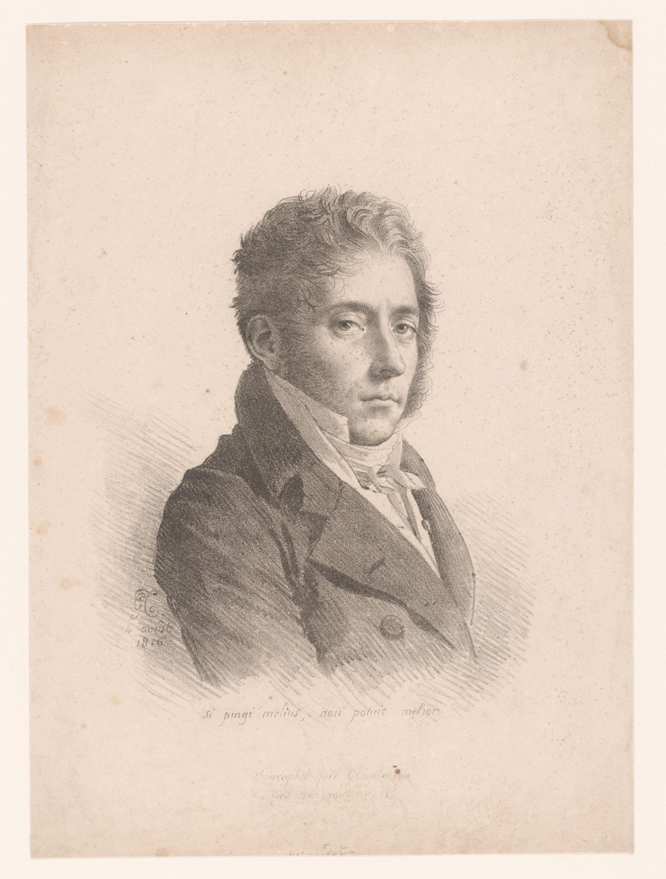 Porträt von Marie Philippe Coupin de la Couperie von Anne Louis Girodet Trioson