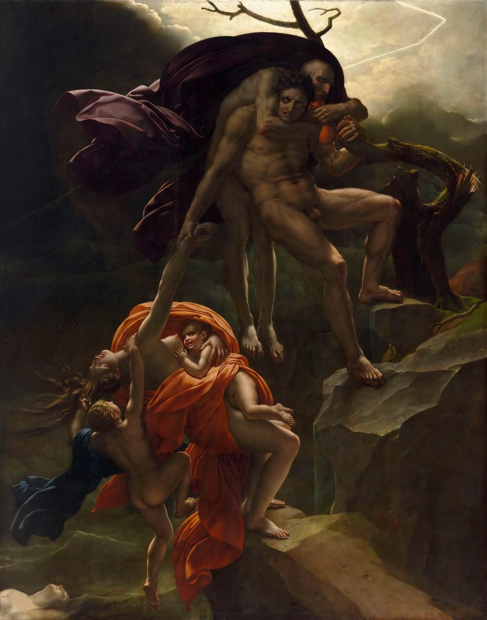 Eine Sintflutszene von Anne Louis Girodet de Roucy Trioson