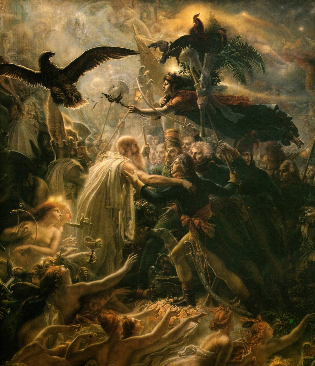 Die Apotheose der französischen Helden, die während des Freiheitskrieges für das Land starben, frühes 19. Jahrhundert von Anne Louis Girodet de Roucy Trioson