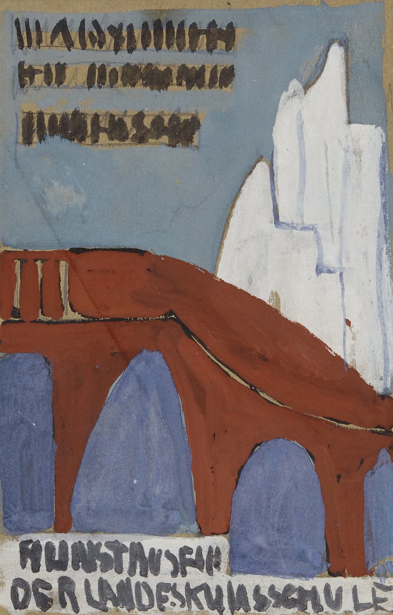 Entwurf Kunstmuseum der Landeskunstschule von Anny Dollschein