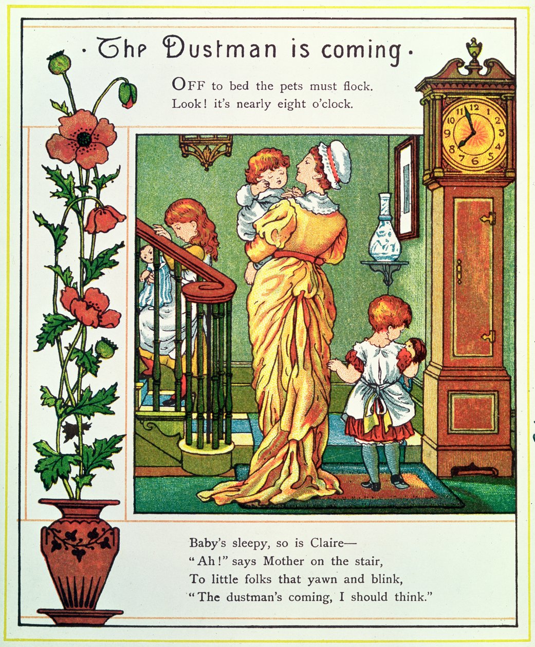 Der Müllmann kommt (Kinderreim-Illustration) von Unbekannt Unbekannt