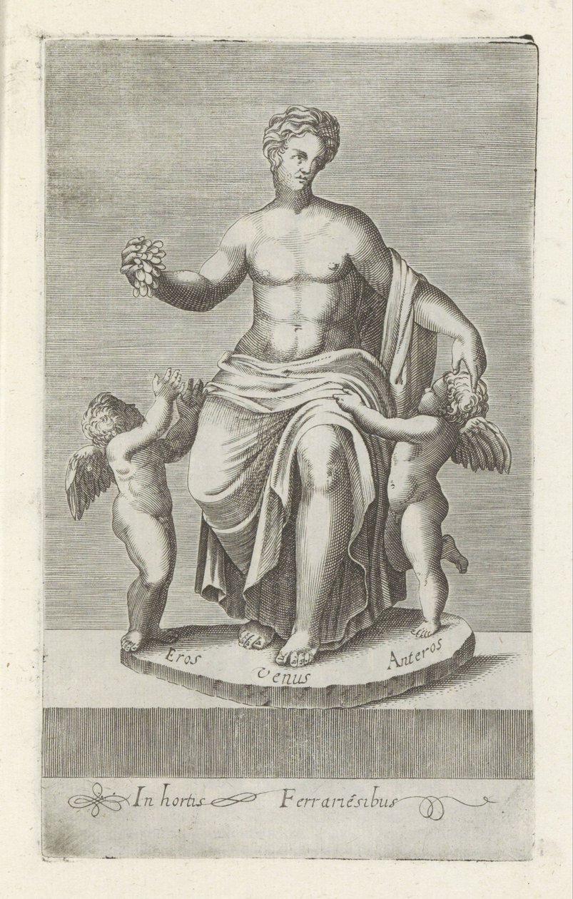 Skulpturengruppe mit Venus zwischen Eros und Anteros von Anonymous