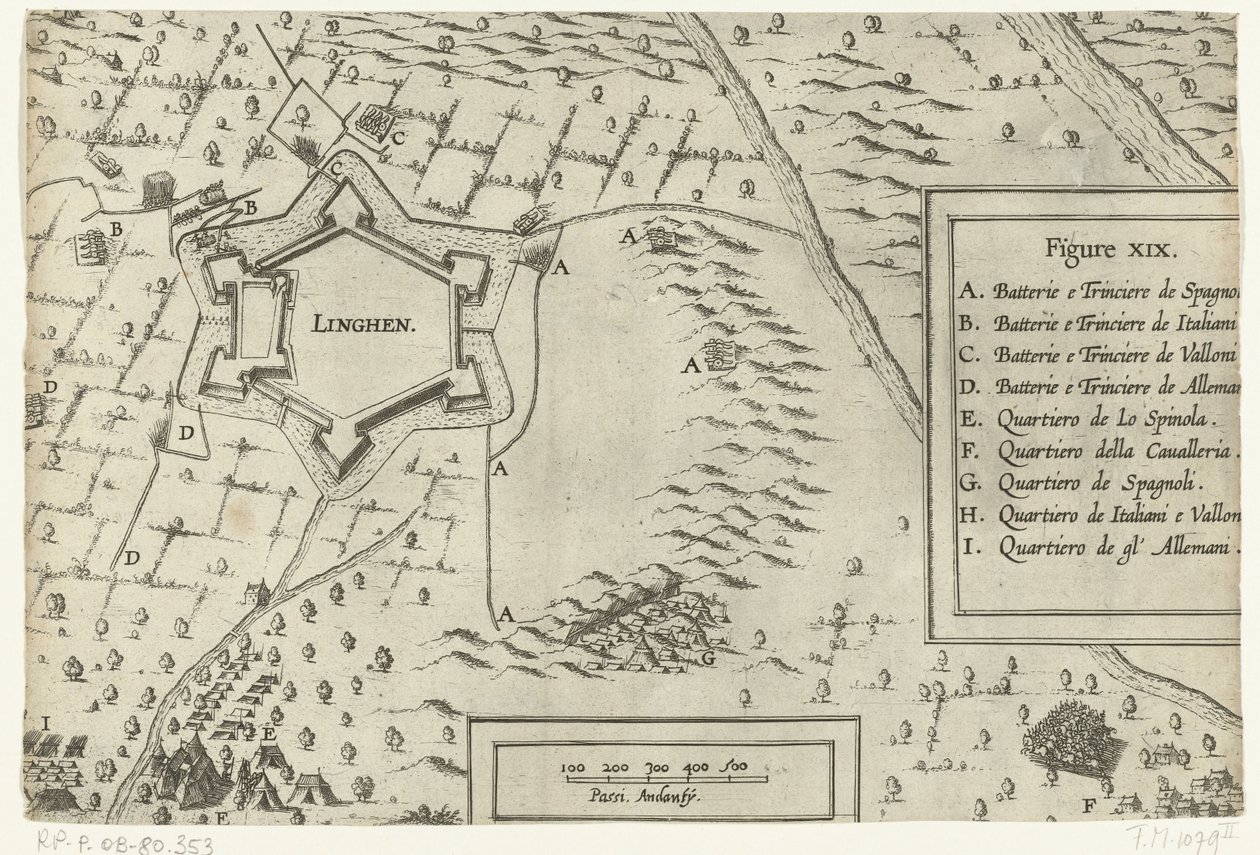 Belagerung und Eroberung von Lingen durch Spinola, 1605 von Anonymous