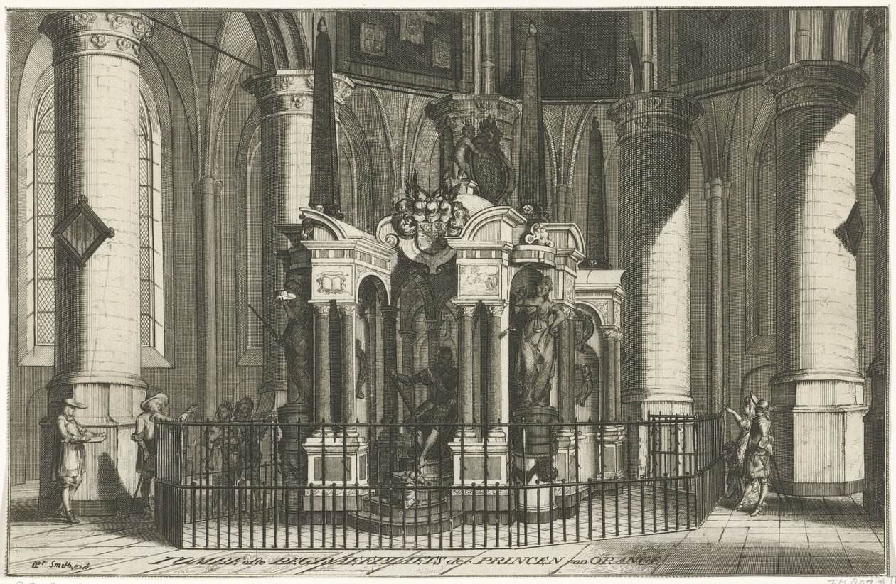 Das Grabmal von Wilhelm von Oranien, 1623 von Anonymous