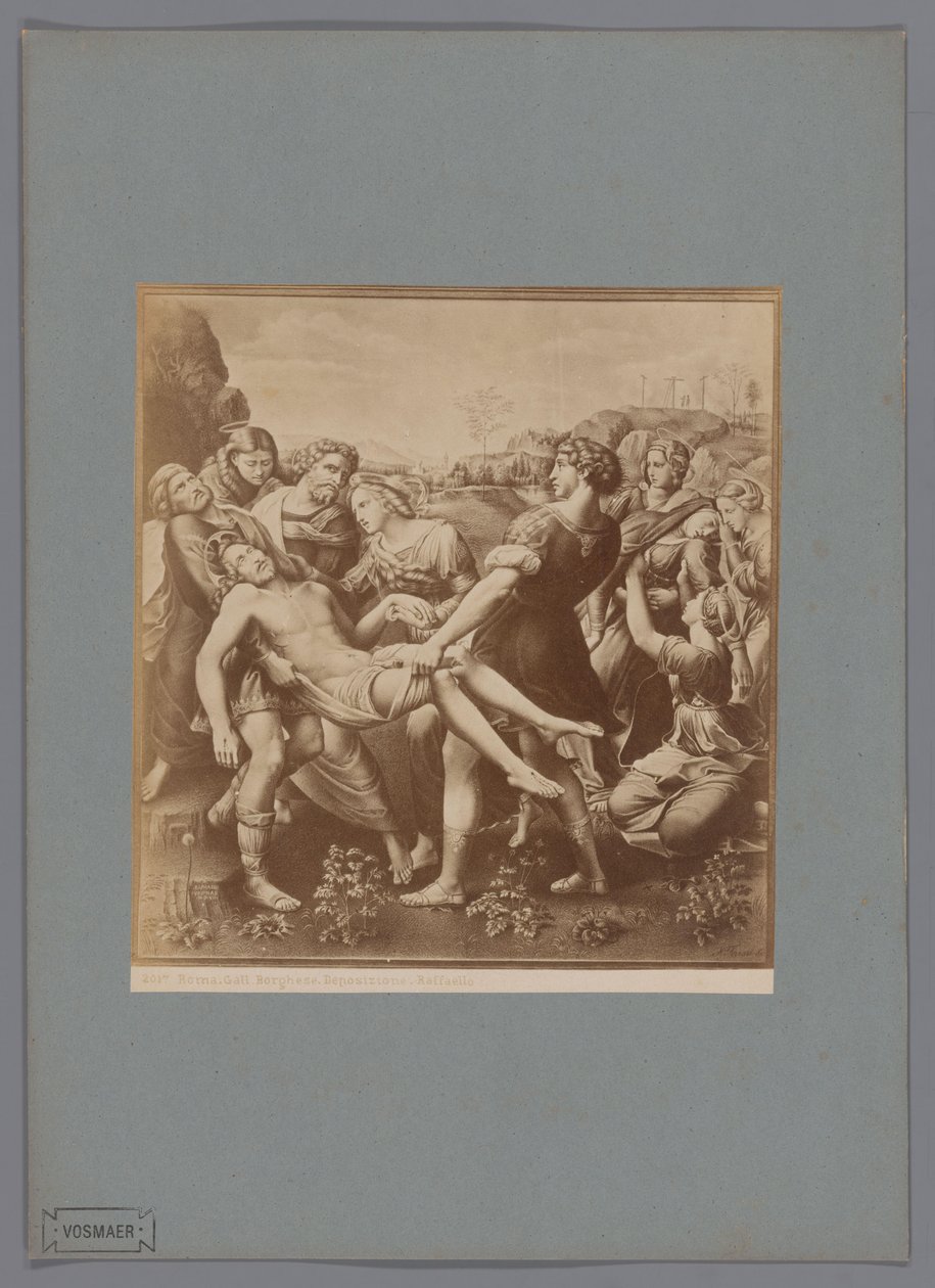 Kreuzabnahme von Raffael, in der Sammlung der Galleria Borghese in Rom von Anonymous