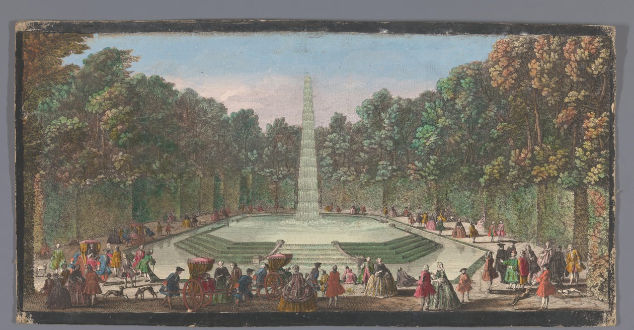 Ansicht des Fontaine de l’Obélisque im Garten von Versailles von Anonymous