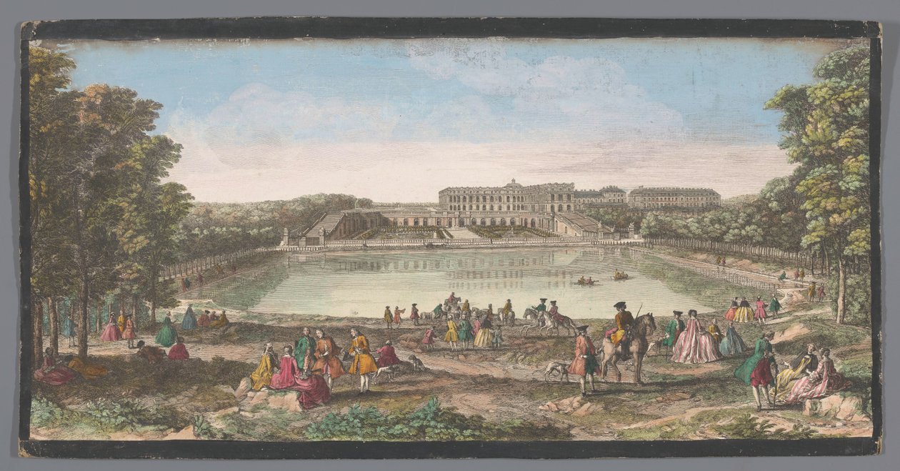 Ansicht der Orangerie des Schlosses von Versailles von Anonymous