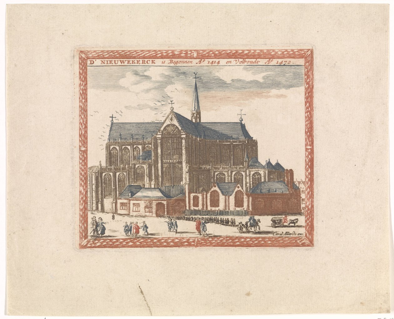 Neue Kirche in Amsterdam von Anonymous