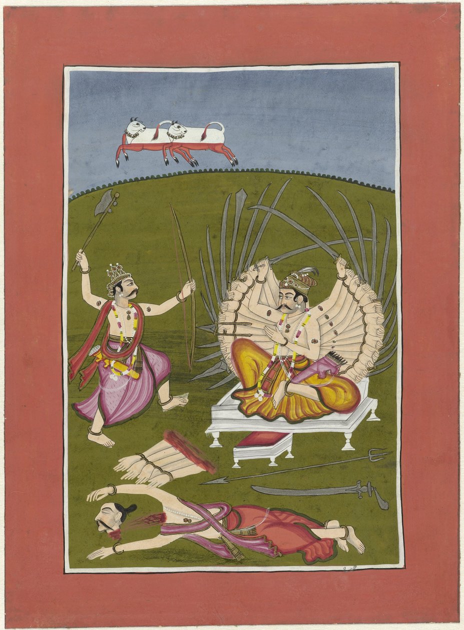 Parasurama (Inkarnation von Vishnu als Rama-mit-einer-Axt) von Anonymous