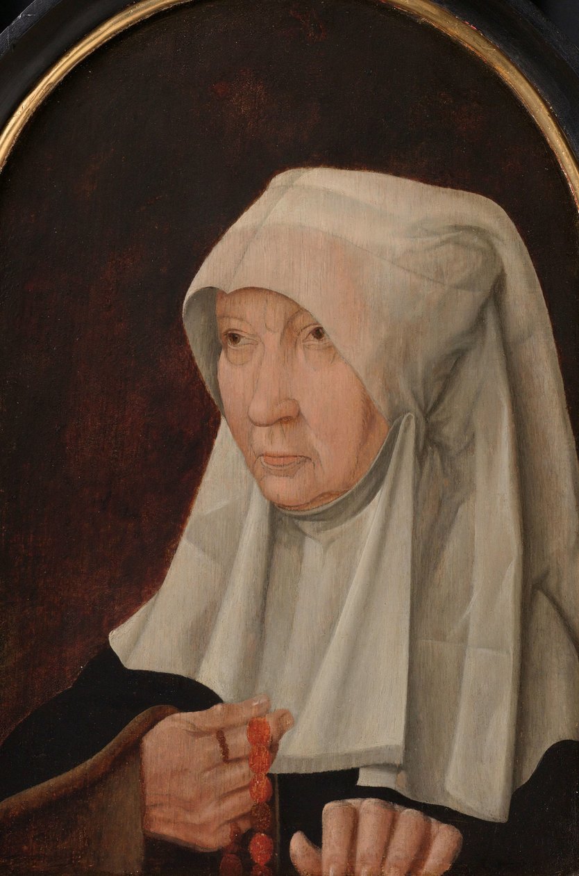 Porträt von Jacomina Claesdr van Ruyven (gestorben 1509), Ehefrau von Arent Franckensz van der Meer von Anonymous