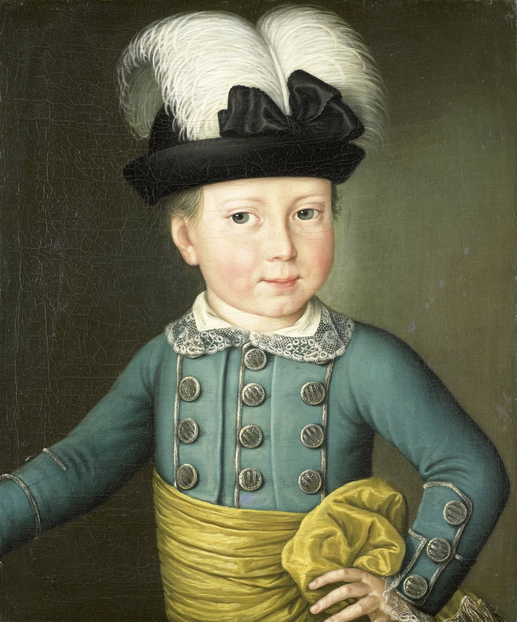 Porträt von Wilhelm Friedrich, Prinz von Oranien-Nassau, später König Wilhelm I., als Kind von Anonymous