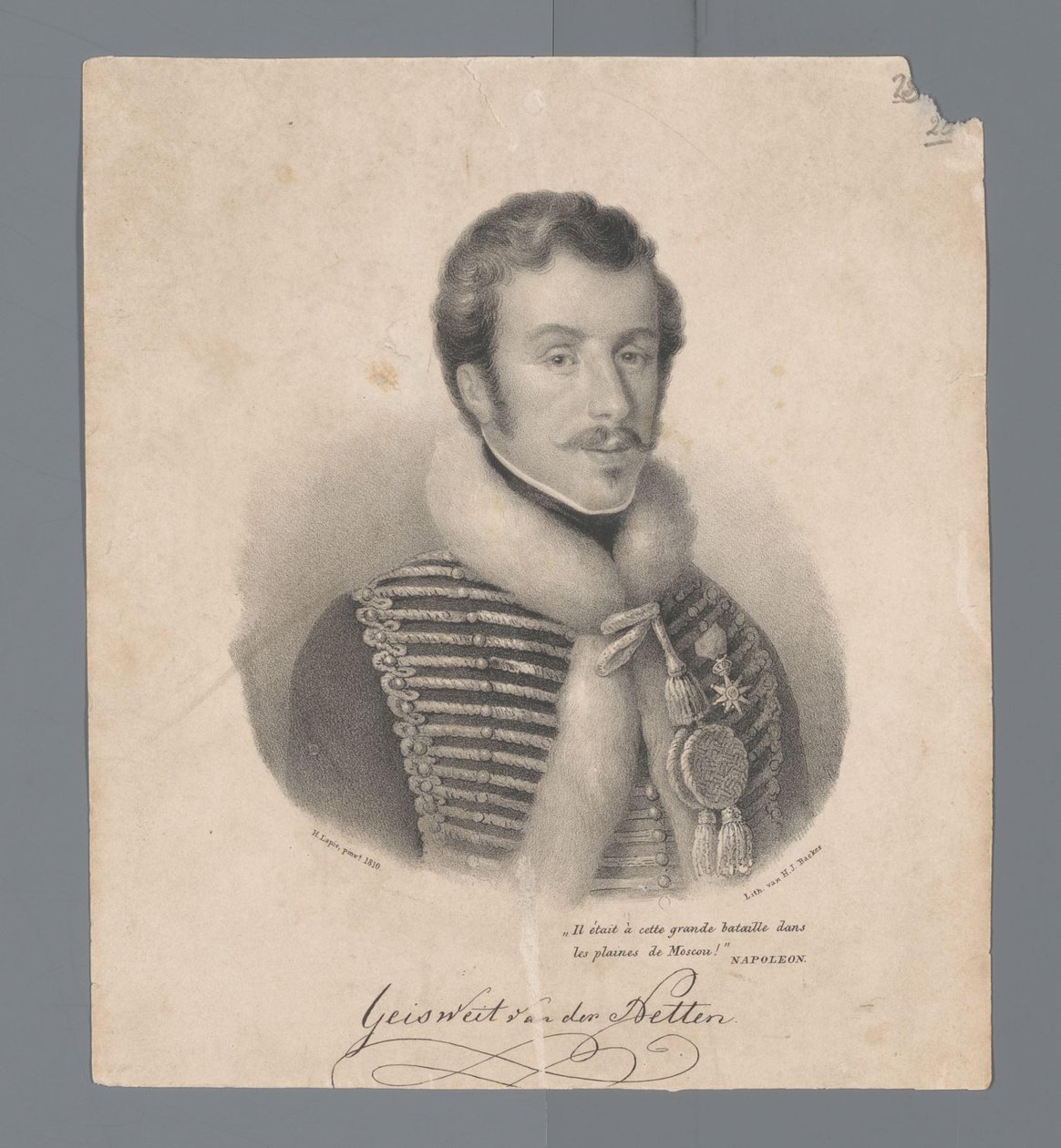 Porträt von Cornelius Anthonius Geisweit van der Netten von Anonymous