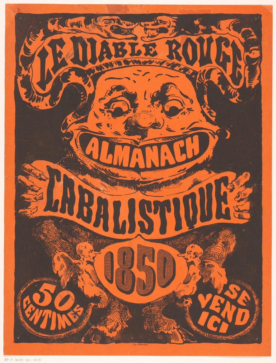 Werbeplakat für Le Diable Rouge von Anonymous