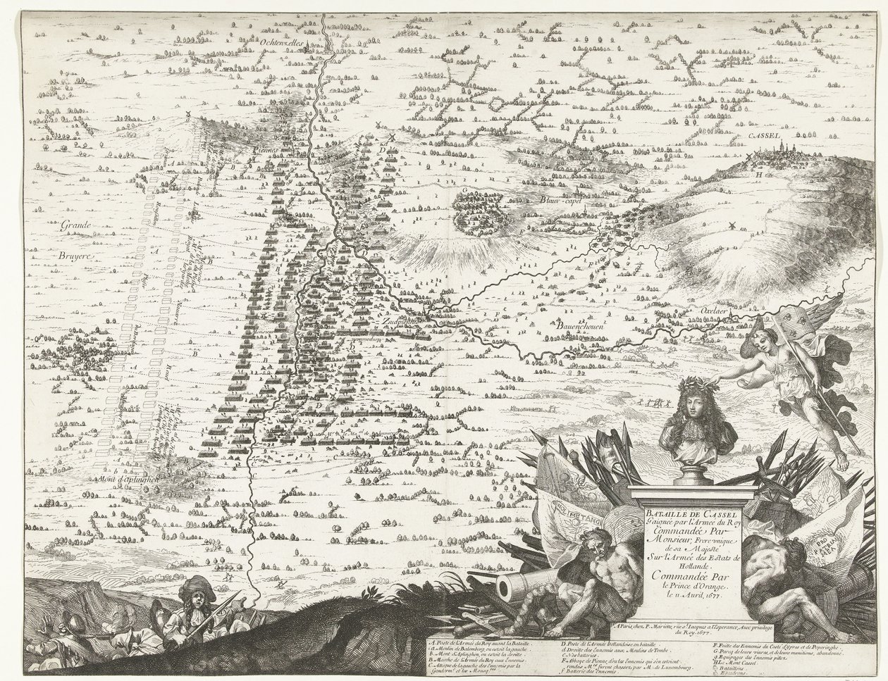 Schlacht bei Kassel, 1677 von Anonymous