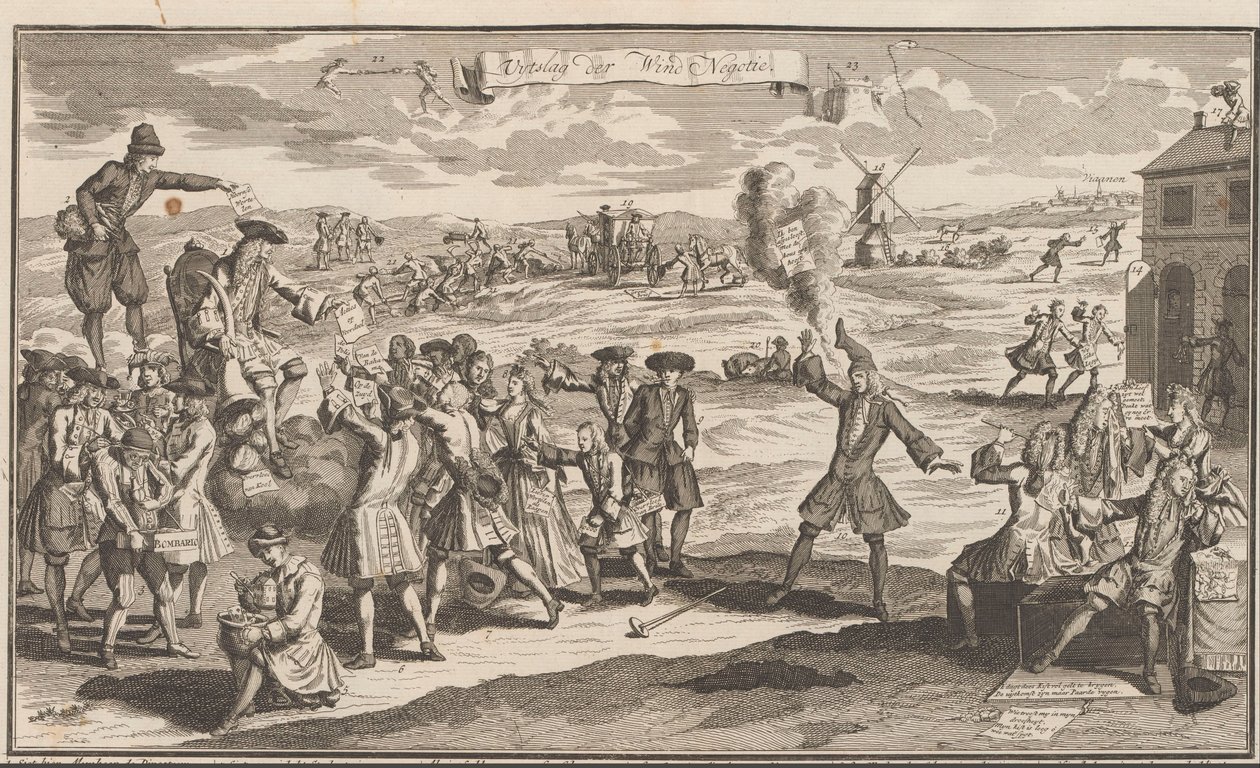 Ergebnis des Windhandels, 1720 von Anonymous