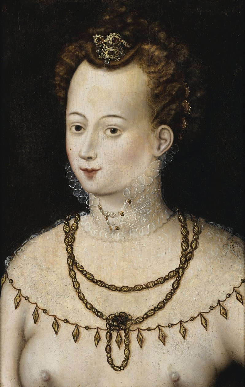 Allegorie der Schönheit, Porträt einer jungen Frau (um 1580) von Anonymous Anonymous