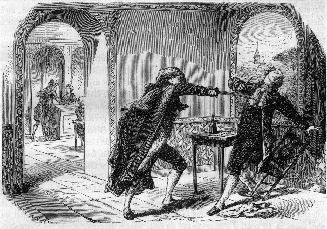 Ermordung des Abgeordneten Louis Michel Lepeletier, Marquis von Saint-Fargeau von Anonymous Anonymous