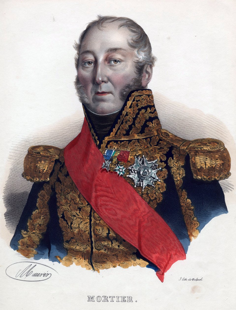 Edouard Adolphe Mortier, Marschall von Frankreich von Anonymous Anonymous