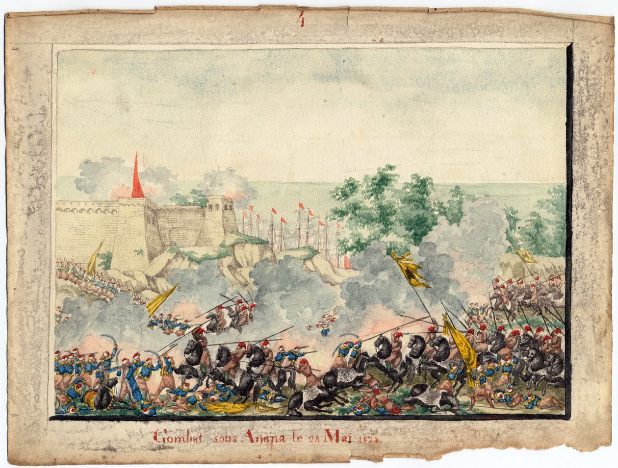 Russisch-Türkischer Krieg von 1828-1829 - Die Eroberung der Festung Anapa am 23. Juni von Anonymous Anonymous