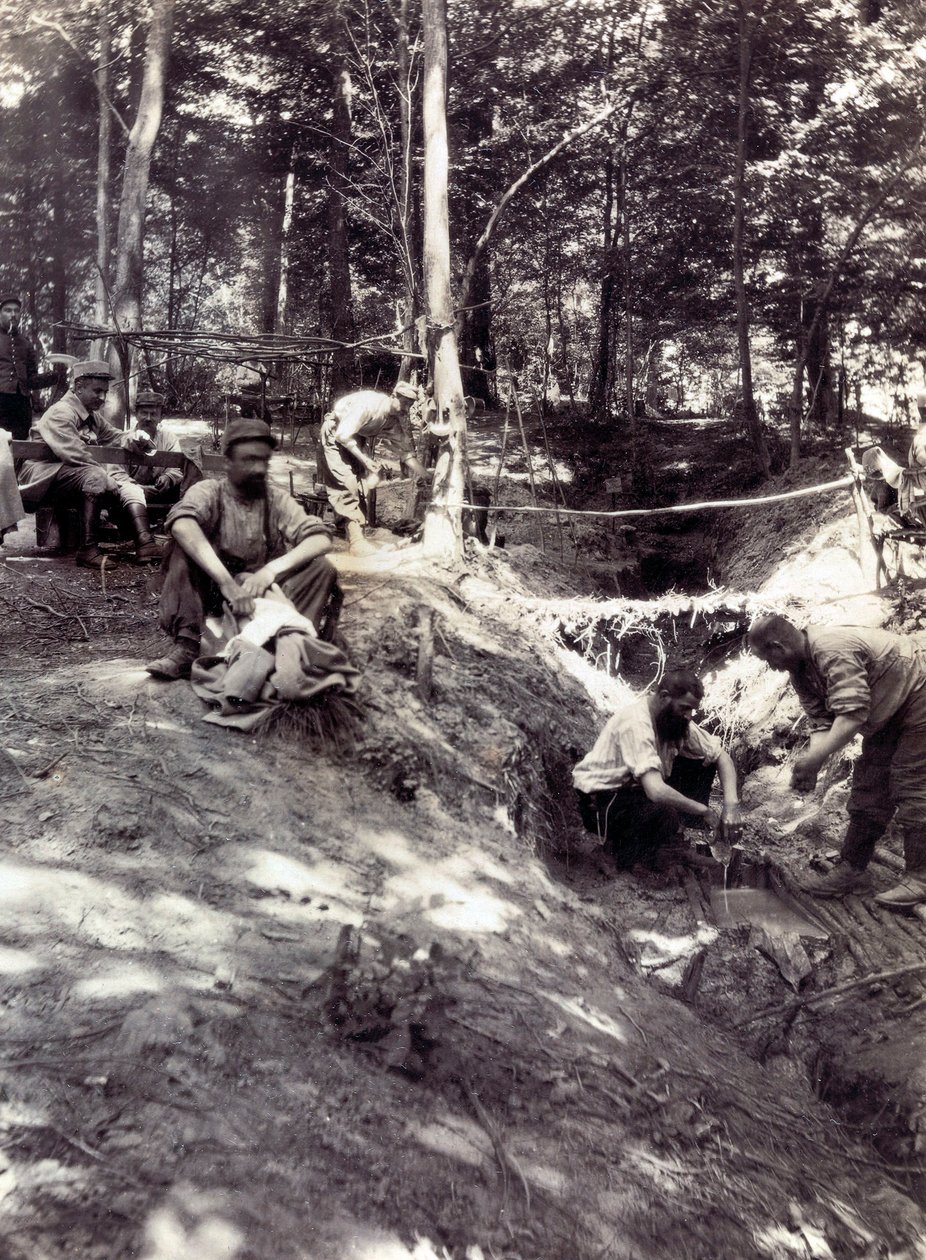 Fotografie aus einem persönlichen Album eines Infanterieleutnants während der ersten Monate des Ersten Weltkriegs von Anonymous Anonymous