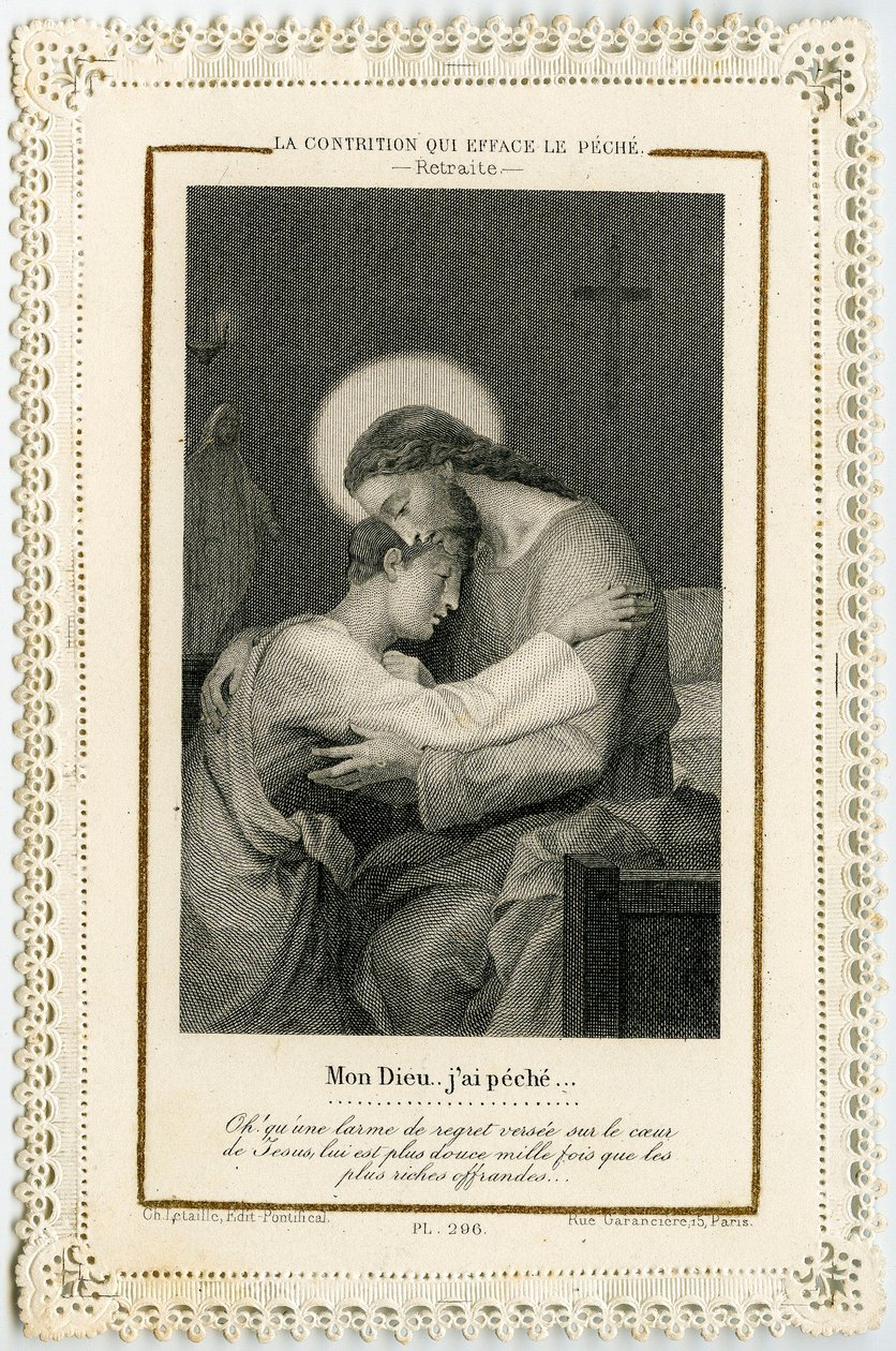 Ein Sünder, der auf Christus vertraut, um seine Sünden zu tilgen von Anonymous Anonymous