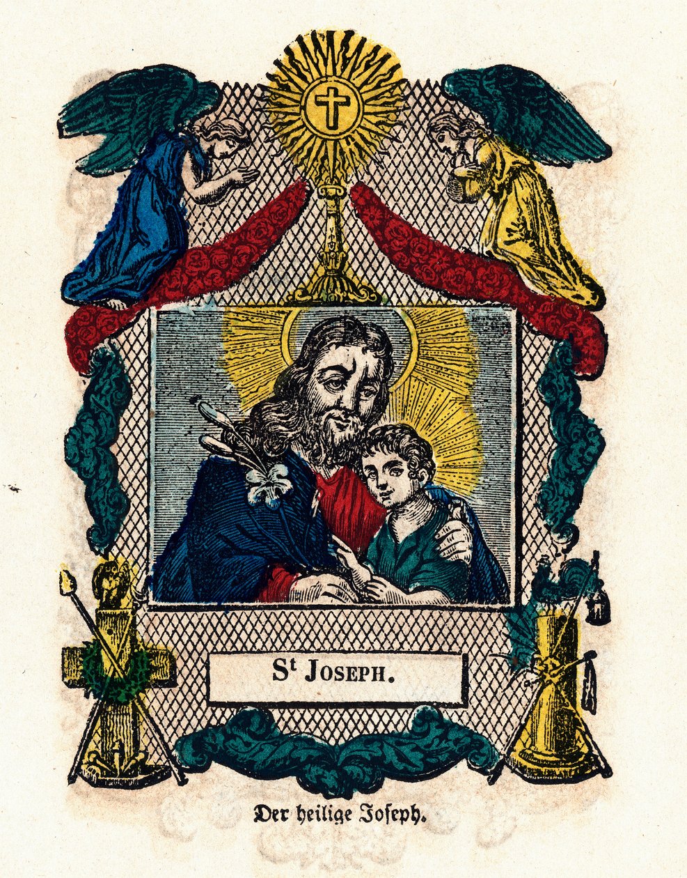 Andachtsbild: Heiliger Josef von Anonymous Anonymous