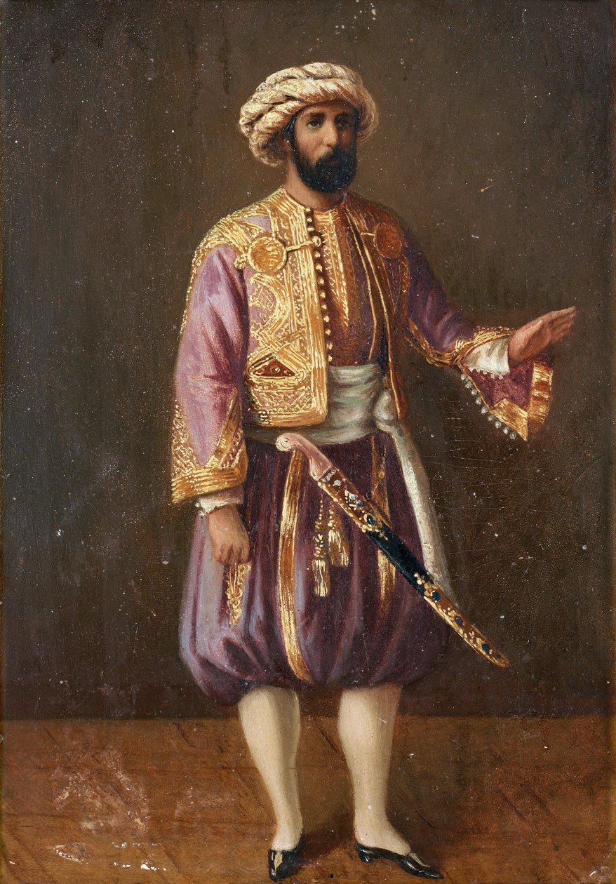 Porträt des Königs Karl XV. von Schweden in türkischer Tracht (19. Jahrhundert) von Anonymous Anonymous