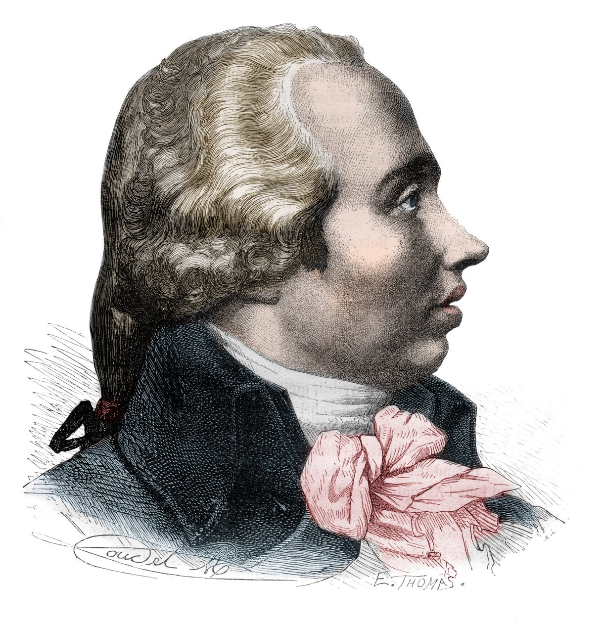 Porträt von Adrien-Marie Legendre (1752-1833) französischer Mathematiker - Porträt von Adrien Marie Legendre, französischer Mathematiker (1752-1833) - Gravur in „Histoire des Girondins“ von Alphonse de Lamartine (1790-1869) 1865-1866 - Private Sammlung von Anonymous Anonymous