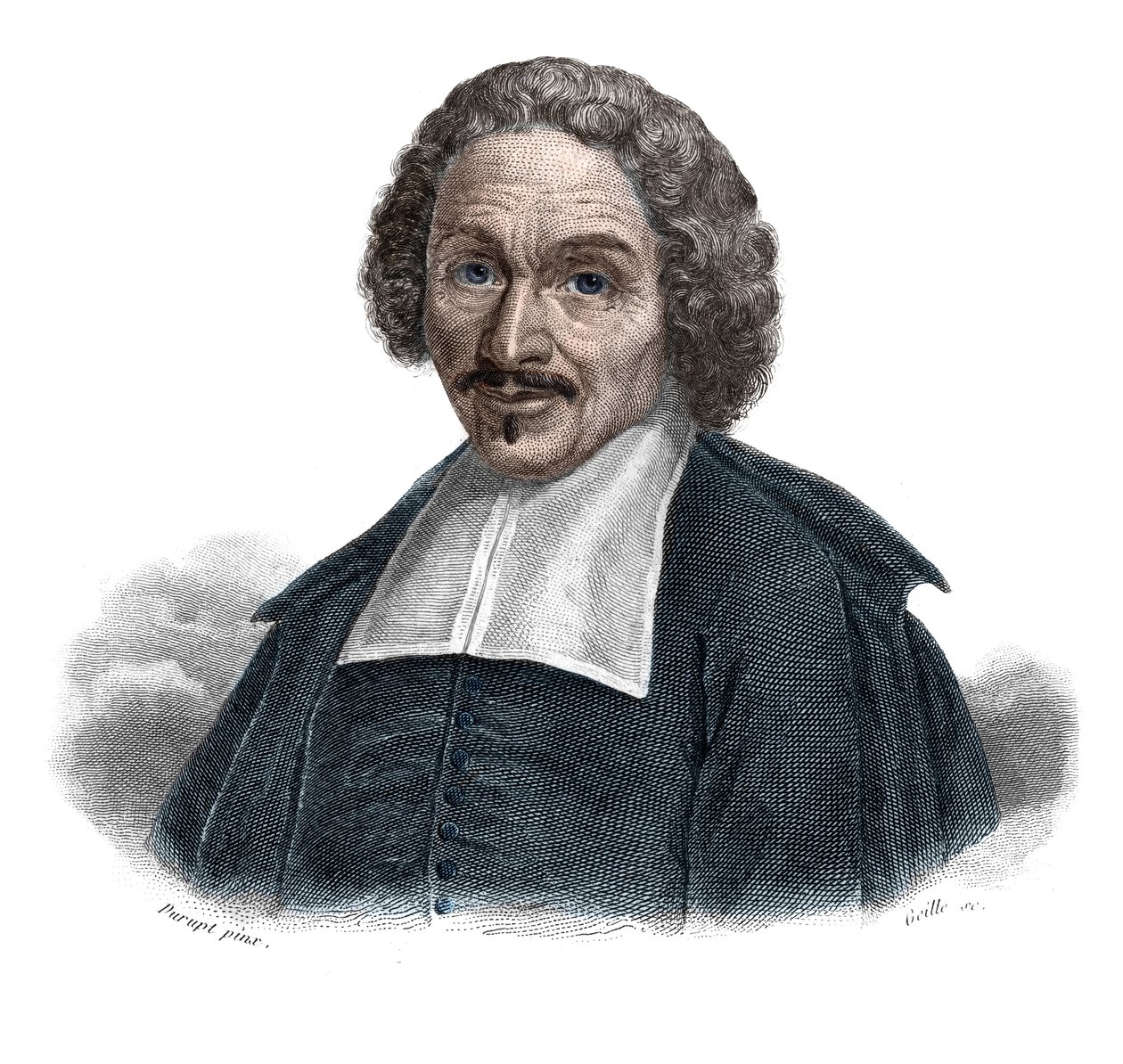 Porträt von Henri Michel Buch - Bon Henri (1598-1666) Meisterschuhmacher in Paris in „Porträts und Geschichte nützlicher Männer: Männer und Frauen aus allen Ländern und allen Bedingungen, die Rechte auf die Anerkennung der Menschen erworben haben“ veröffen von Anonymous Anonymous