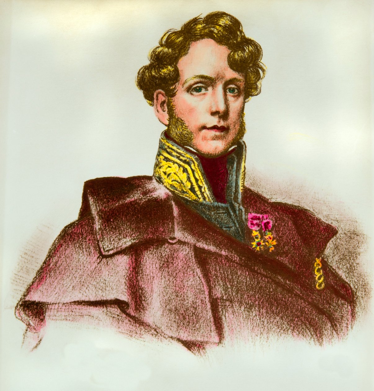 Porträt von Jacques Boucher de Perthes (1788-1868), Direktor des Zolls und Prähistoriker. Private Sammlung von Anonymous Anonymous