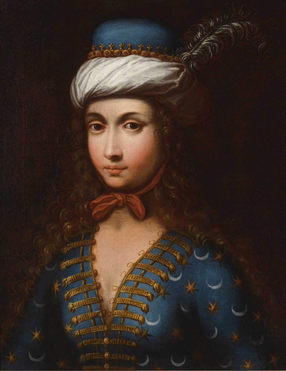 Porträt von Lady Mary Wortley Montagu (1689-1762) von Anonymous Anonymous