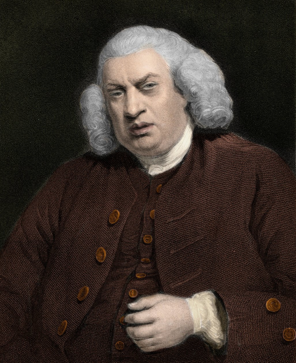 Porträt von Samuel Johnson (1709-1784), englischer Schriftsteller von Anonymous Anonymous