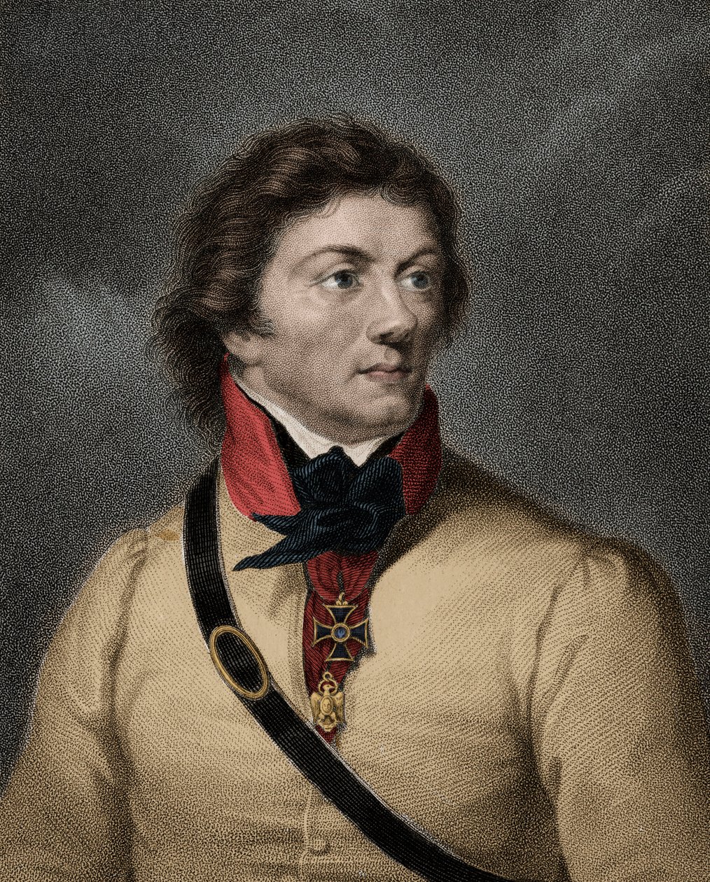 Porträt von Thaddeus (Tadeusz) Kosciuszko (Kosciusko), polnischer Soldat (1746-1817) von Anonymous Anonymous