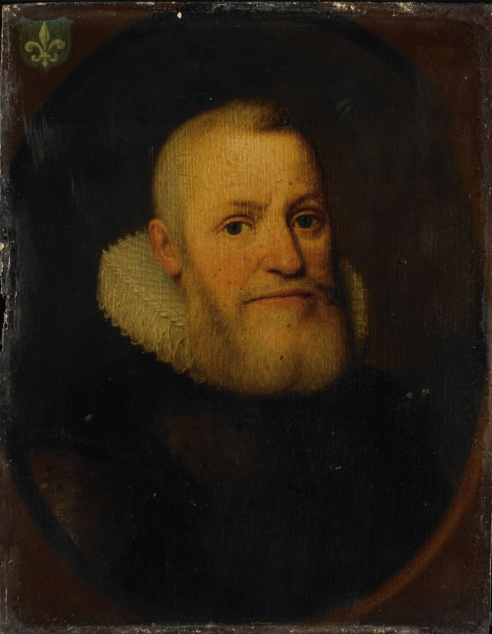 Porträt eines Mannes der Familie Rijswijck oder Van Rijswijk, um 1610-1620 von Anonymous Anonymous