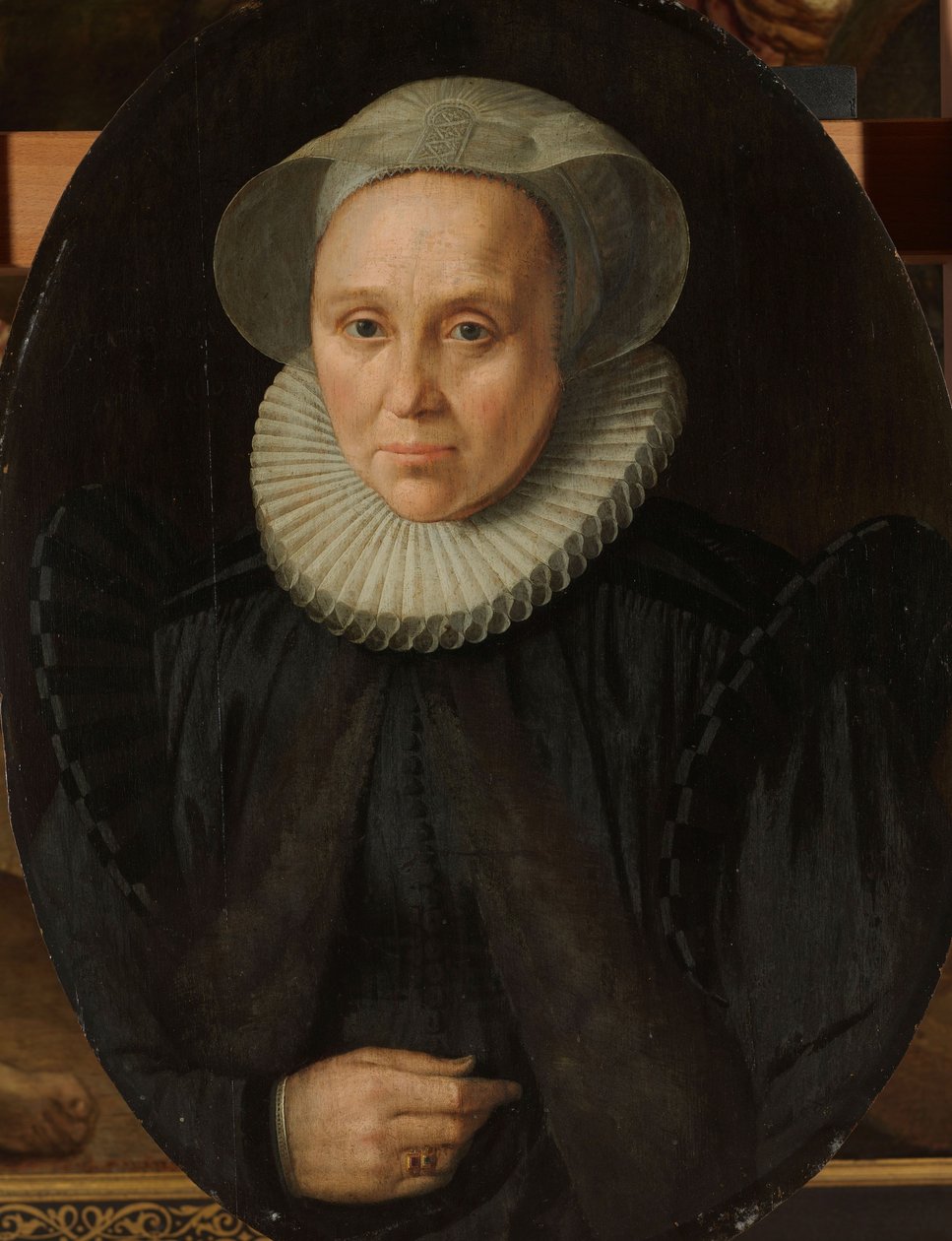Porträt einer Frau, um 1590 von Anonymous Anonymous