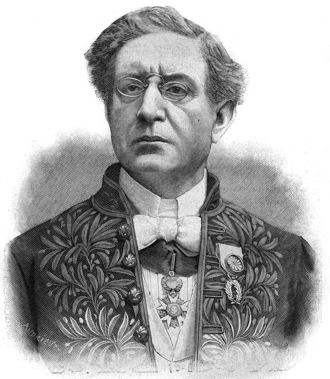 Porträt des Malers Jean Joseph Constant genannt Benjamin-Constant von Anonymous Anonymous