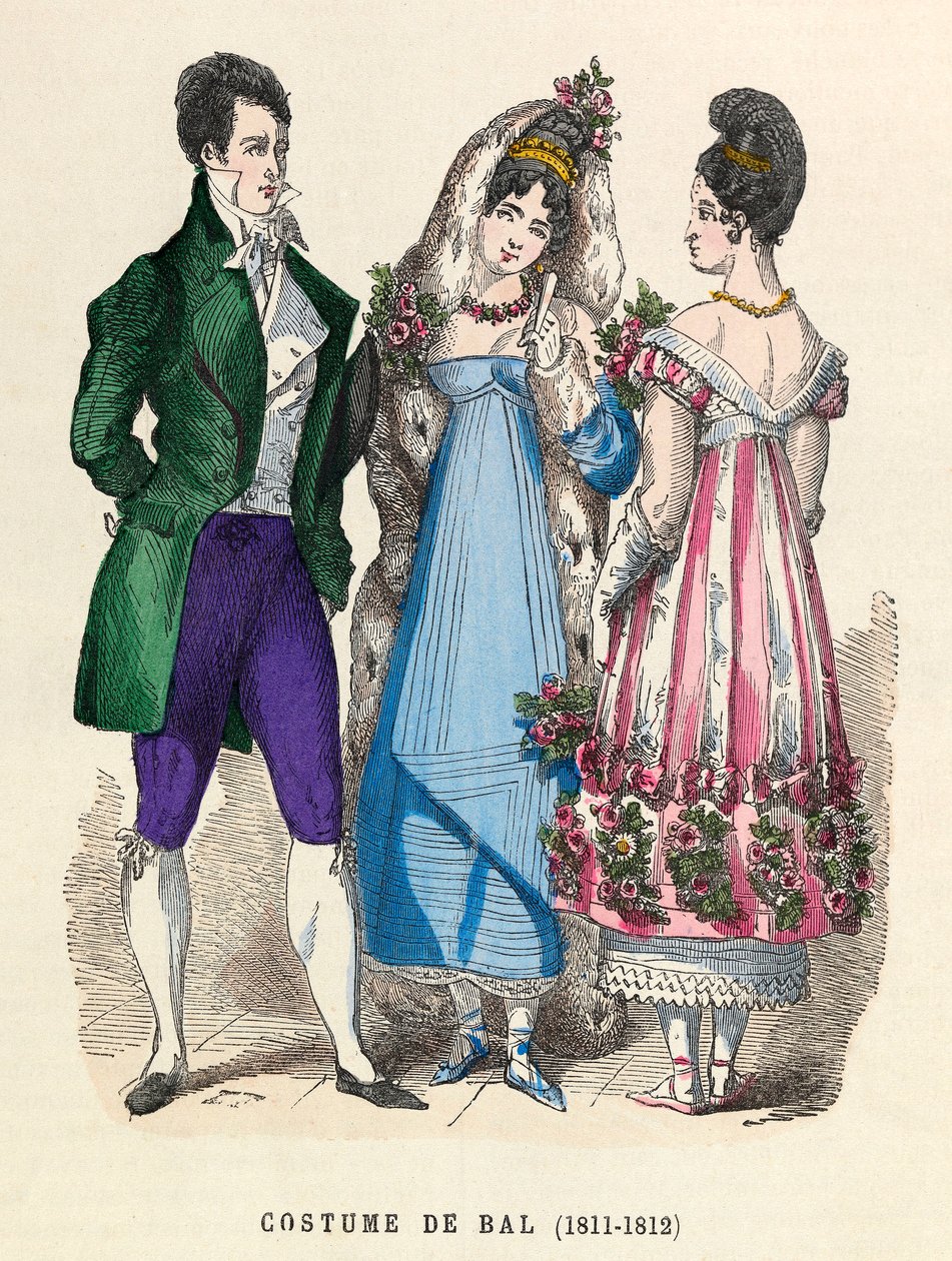 Prom-Kostüme in 1811 - 1812 von Anonymous Anonymous