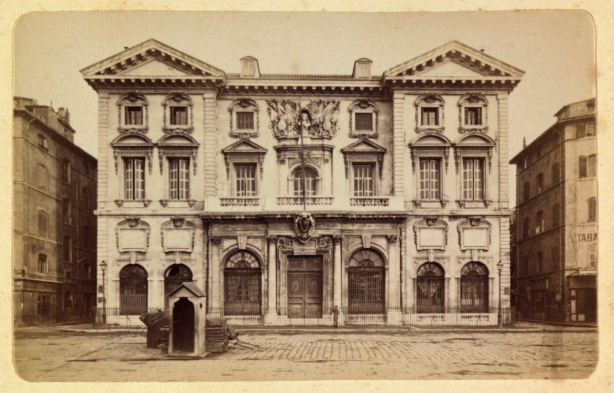 Die Stadt Marseille und ihre Umgebung um 1885-1890: Das Rathaus von Anonymous Anonymous