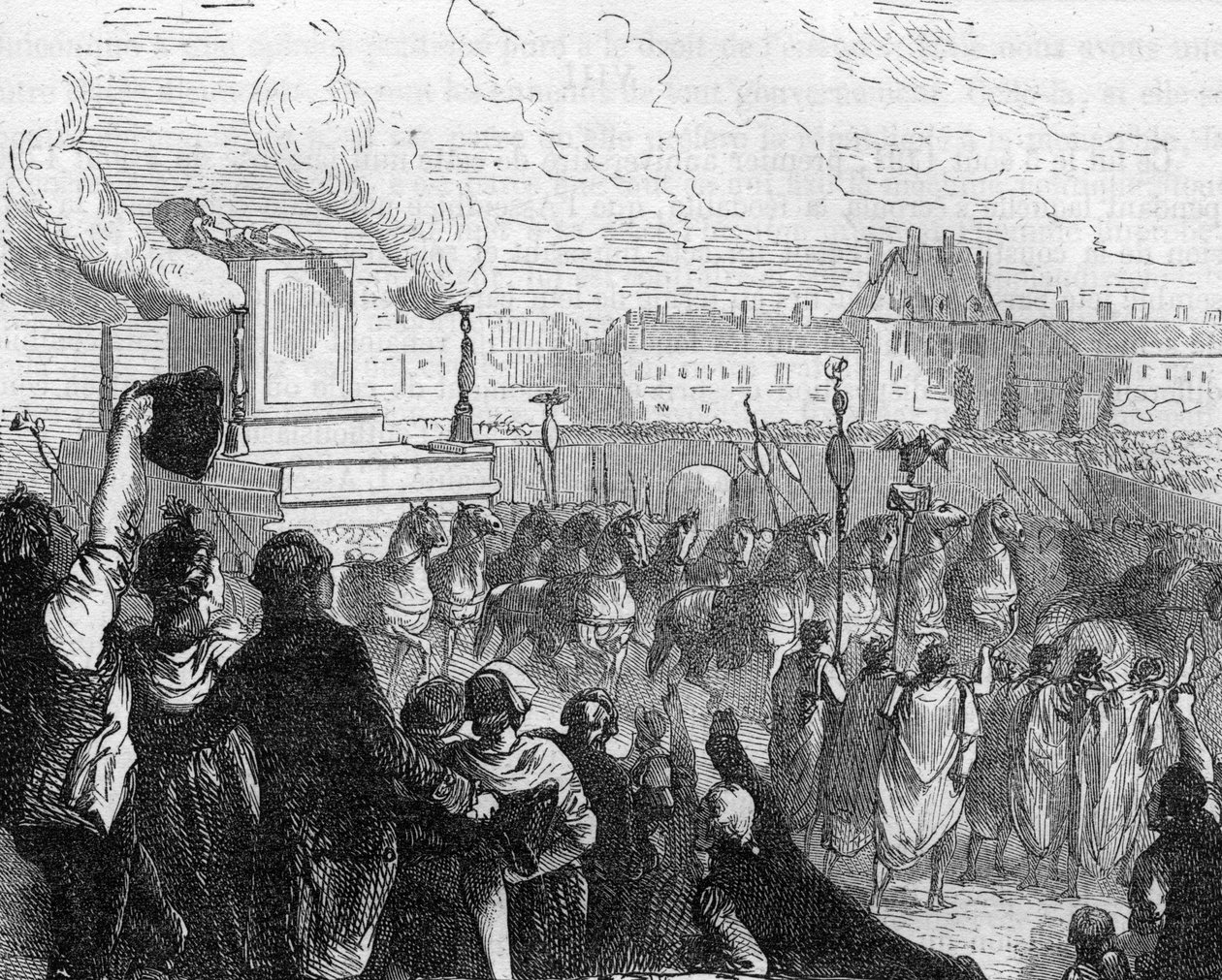 Überführung der Asche von Voltaire zum Pantheon am 11. Juli von Anonymous Anonymous
