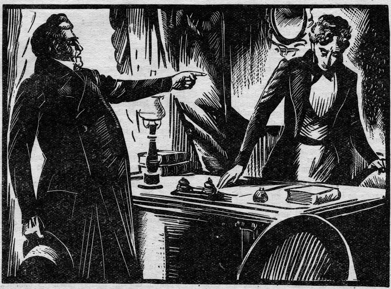 Verschiedene Fakten: die Verhaftung und der Prozess vor dem Gericht von Hérault gegen Edmond Couty Lappommerais, der mehrere seiner Geliebten durch Vergiftung ermordete, im Jahr 1863. Illustration aus „Le petit journal illustré“ 1931 von Anonymous Anonymous